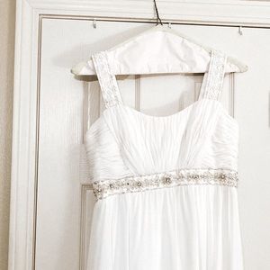 White Custom Formal Dress